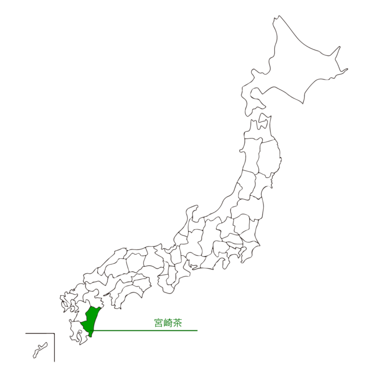 Miyazaki Cha map image